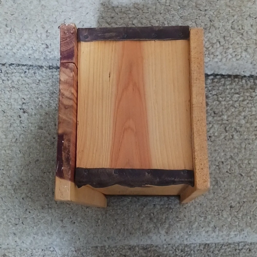 Vintage Handcrafted Small Jewelry Box/Chest